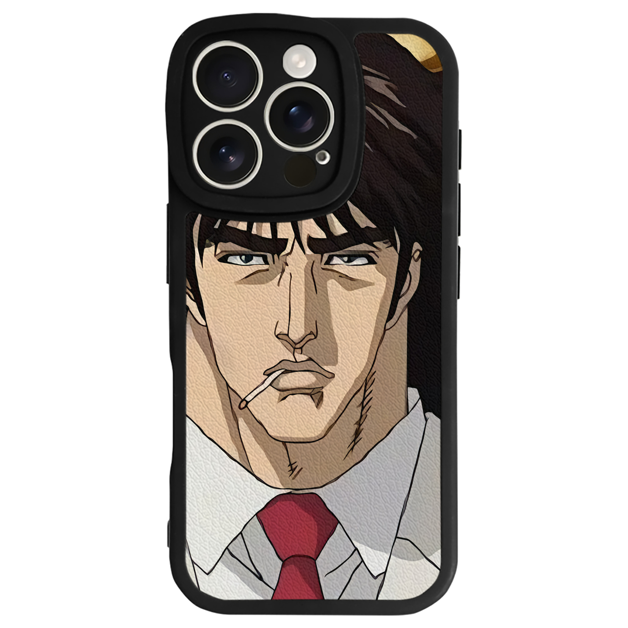 （画像用） 北斗の拳 Fist of the North Star 【iPhone 16シリーズ対応】シリコンスマホケース（レザー調） 材質：シリコン